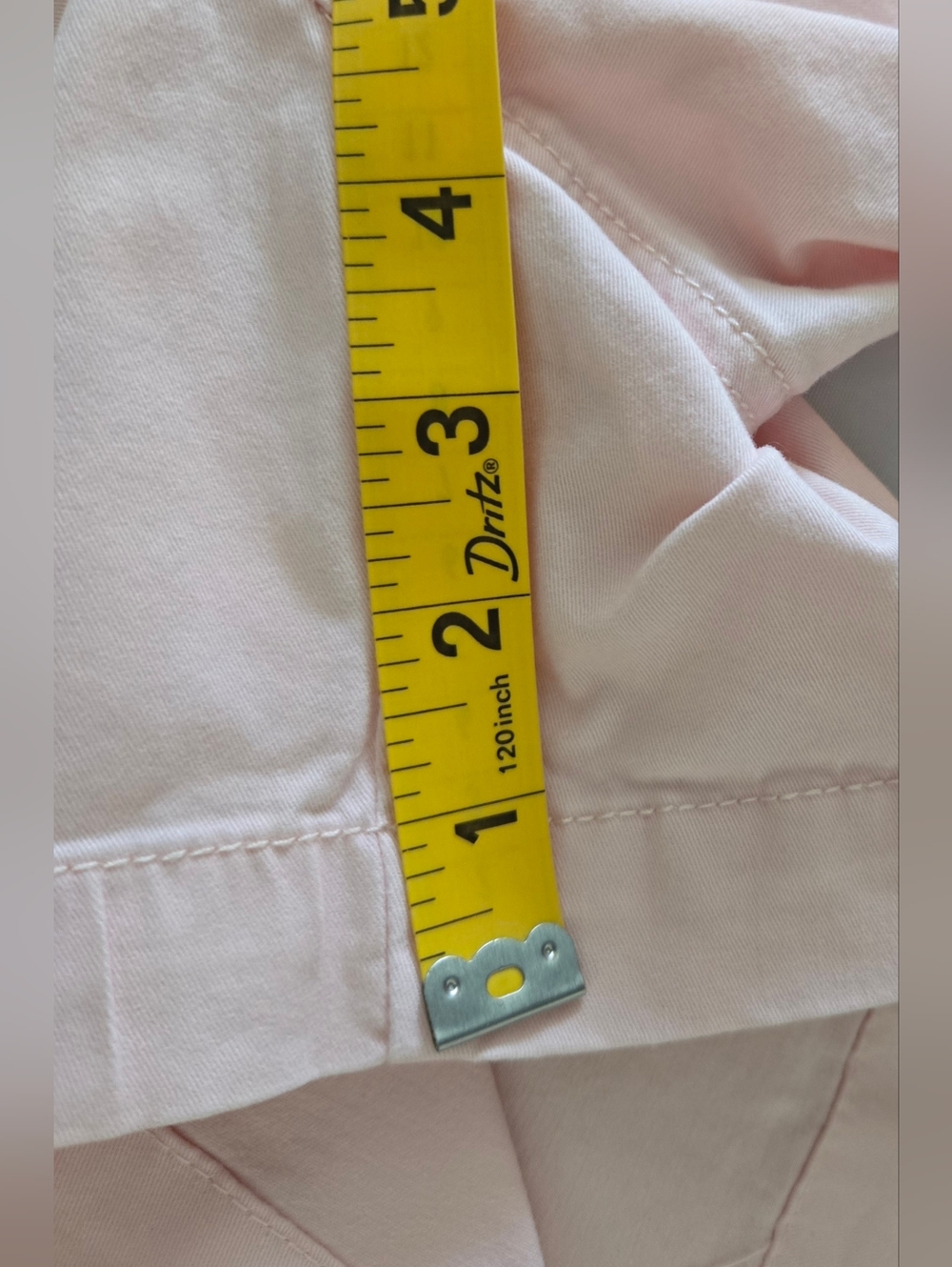 A New Day Shorts Light Pink Sz 12 10" Rise 4.5" Inseam Stretch Euc - Picture 5 of 7